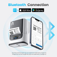 Load image into Gallery viewer, POLONO PM220S Label Maker, Barcode Label Printer Bluetooth Portable Thermal Printer