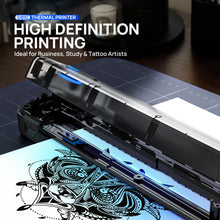 Load image into Gallery viewer, POLONO Portable Printer Wireless for Travel, D810 Bluethooth Thermal Printer Support for 8.5"x11" US Letter