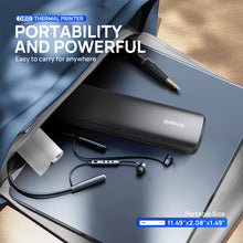 Load image into Gallery viewer, POLONO Portable Printer Wireless for Travel, D810 Bluethooth Thermal Printer Support for 8.5"x11" US Letter