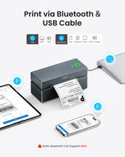 Load image into Gallery viewer, POLONO PL80e Bluetooth Thermal Shipping Label Printer, Grey