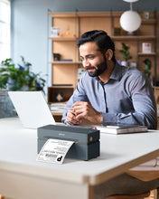 Load image into Gallery viewer, POLONO PL80e Bluetooth Thermal Shipping Label Printer, Grey