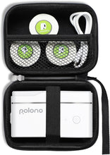 Load image into Gallery viewer, POLONO Genuine Label Printer Case for P31S & L1-A Label Makers, Hard Carry Case for Portable Sticker Printer, Black