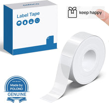 Load image into Gallery viewer, POLONO Genuine P31S Label Maker Tape, Adapted Print Paper, 15x40mm(0.59"x1.57"), Compatible With P31S Label Maker, 180 Labels, transparent