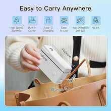 Load image into Gallery viewer, POLONO P31S Label Maker Machine with Tape, Portable Bluetooth Label Printer for Organizing Storage Office Home, Sticker Maker Mini Label Maker with Multiple Templates, Green