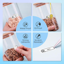 Load image into Gallery viewer, POLONO Genuine P31S Label Maker Tape, 14x75mm(0.55"x2.95"), Compatible with P31S Label Maker, 180 Labels, White