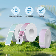 Load image into Gallery viewer, POLONO Genuine P31S Label Maker Tape, Self-Adhesive Label Tape, 14x40mm(0.55"x1.57"), Compatible with P31S Label Maker, 540 Labels/3 Roll, Nebula/Galaxy Series Pattern