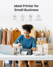 Load image into Gallery viewer, POLONO PL80e Bluetooth Thermal Shipping Label Printer, Grey