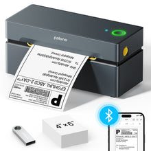 Load image into Gallery viewer, POLONO PL80e Bluetooth Thermal Shipping Label Printer, Grey
