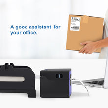 Load image into Gallery viewer, Polono 4"x6" Direct Thermal Shipping Labels, Perforated Postage Thermal Shipping Labels Compatible with MUNBYN, Rollo, IDPRT, Zebra, Fan-Fold Labels, Permanent Adhesive, Commercial Grade, 1000 Labels