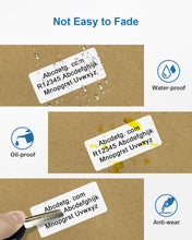 Load image into Gallery viewer, POLONO 2.25”x1.25” Direct Thermal Label, Self-Adhesive Address Shipping Thermal Stickers, UPC Barcodes, Adhesive Multi-Purpose Labels Compatible with Zebra & Rollo Label Printers (1000 Labels, White)