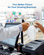 Load image into Gallery viewer, POLONO 3 1/8” x 230' Thermal Paper, Receipt Paper Suitable for Many Credit Card Terminals, POS Machines, Cash Registers, and Square Printers, BPA Free Receipt Paper, Receipt Paper Rolls, 10 Rolls