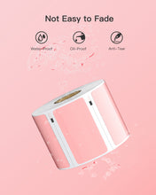 Load image into Gallery viewer, POLONO 2.25”x1.25” Direct Thermal Label, Perforated Sticker Labels for Address, UPC Barcodes, Adhesive Multipurpose Labels Compatible with Zebra,Dymo, Rollo and More Label Printers (1000 Labels, Pink) Visit the POLONO Store