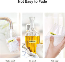 Load image into Gallery viewer, POLONO Thermal Label Maker Tape Adapted P10 Label Maker, Standard Laminated Office Labeling, 15mmx40mm/0.5x1.57inch, 180 Labels/Roll, P10 Thermal Printing Label Paper (Yellow)