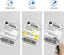 Load image into Gallery viewer, POLONO 4" x 2" 5/16 Direct Thermal Label, Self-Adhesive Address Shipping Label, UPC Barcodes, Perforated Postage Labels Compatible with Zebra & Rollo & Dymo& Munbyn, BPA & BPS Free, 300 Labels