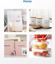 Load image into Gallery viewer, POLONO P10 Label Tape Reel 0.59"×23ft (15mm×7m)Waterproof Tear-Resistant Sticker Labels Compatible with Polono Bluetooth Label Maker Thermal Printing Label Paper for Home Office School (Transparent)