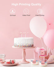 Load image into Gallery viewer, POLONO 2" Pink Circle Direct Thermal Labels, Self-Adhesive Thermal Stickers Labels, Thermal Printer Labels for Address, Shipping, DIY Design, QR Code, Compatible with Munbyn, Zebra, Rollo (750 Labels)