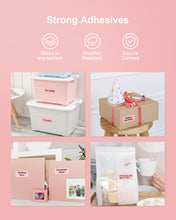 Load image into Gallery viewer, POLONO 2.25”x1.25” Direct Thermal Label, Self-Adhesive Address Shipping Thermal Stickers, UPC Barcodes, Adhesive Multi-Purpose Labels Compatible with Zebra & Rollo Label Printers (1000 Labels, Pink)