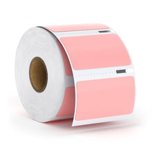 Load image into Gallery viewer, POLONO 2.25”x1.25” Direct Thermal Label, Perforated Sticker Labels for Address, UPC Barcodes, Adhesive Multipurpose Labels Compatible with Zebra,Dymo, Rollo and More Label Printers (1000 Labels, Pink) Visit the POLONO Store