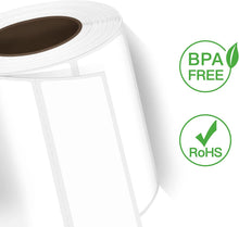 Load image into Gallery viewer, POLONO 3" x 1" Direct Thermal Label, Perforated FBA Labels UPC Barcode, Self-Adhesive Address Shipping Thermal Label, Compatible with Zebra & Rollo Label Printers, BPA & BPS Free, 1000 Labels