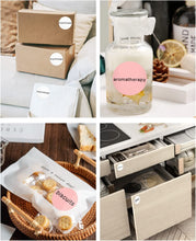Load image into Gallery viewer, POLONO 2" Color Circle Direct Thermal Labels, Self-Adhesive Thermal Stickers Labels, Thermal Printer Labels for Address, Shipping, DIY Design, QR Code, White/Pink/Yellow/Green, 3000 Labels/4 Rolls