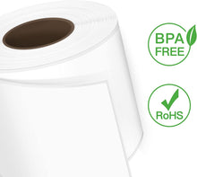 Load image into Gallery viewer, POLONO 4" x 2" 5/16 Direct Thermal Label, Self-Adhesive Address Shipping Label, UPC Barcodes, Perforated Postage Labels Compatible with Zebra & Rollo & Dymo& Munbyn, BPA & BPS Free, 300 Labels
