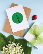 Load image into Gallery viewer, POLONO 2" Green Circle Thermal Sticker Labels, Self-Adhesive Stickers Labels, Round Thermal Labels for Address, Shipping, DIY Logo Design, QR Code, Compatible with Munbyn, Zebra, Rollo (750 Labels)