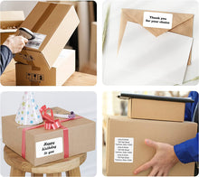 Load image into Gallery viewer, POLONO 4" x 2" 5/16 Direct Thermal Label, Self-Adhesive Address Shipping Label, UPC Barcodes, Perforated Postage Labels Compatible with Zebra & Rollo & Dymo& Munbyn, BPA & BPS Free, 300 Labels