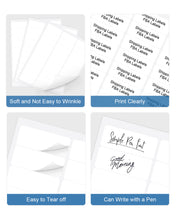 Load image into Gallery viewer, Mailing Address Labels, POLONO 1" x 2-5/8" Shipping Address Labels for Inkjet & Laser Printers, Strong Adhesive Return Address Labels for Packages, FBA and SKU, Easy to Peel (50 Sheets, 1500 Labels)