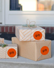 Load image into Gallery viewer, POLONO 2" Orange Circle Thermal Sticker Labels, Self-Adhesive Stickers Labels, Round Thermal Labels for Address, Shipping, DIY Logo Design, QR Code, Compatible with Munbyn, Zebra, Rollo (750 Labels)