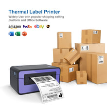 Load image into Gallery viewer, Polono 4"x6" Direct Thermal Shipping Labels, Perforated Postage Thermal Shipping Labels Compatible with MUNBYN, Rollo, IDPRT, Zebra, Fan-Fold Labels, Permanent Adhesive, Commercial Grade, 1000 Labels