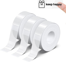 Load image into Gallery viewer, POLONO Genuine P31S Label Maker Tape,14x40mm(0.55&quot;x1.57&quot;), Label Tape Refill for Home/Office, Compatible with P31S Label Maker, 540 Labels/3 Roll, Transparent
