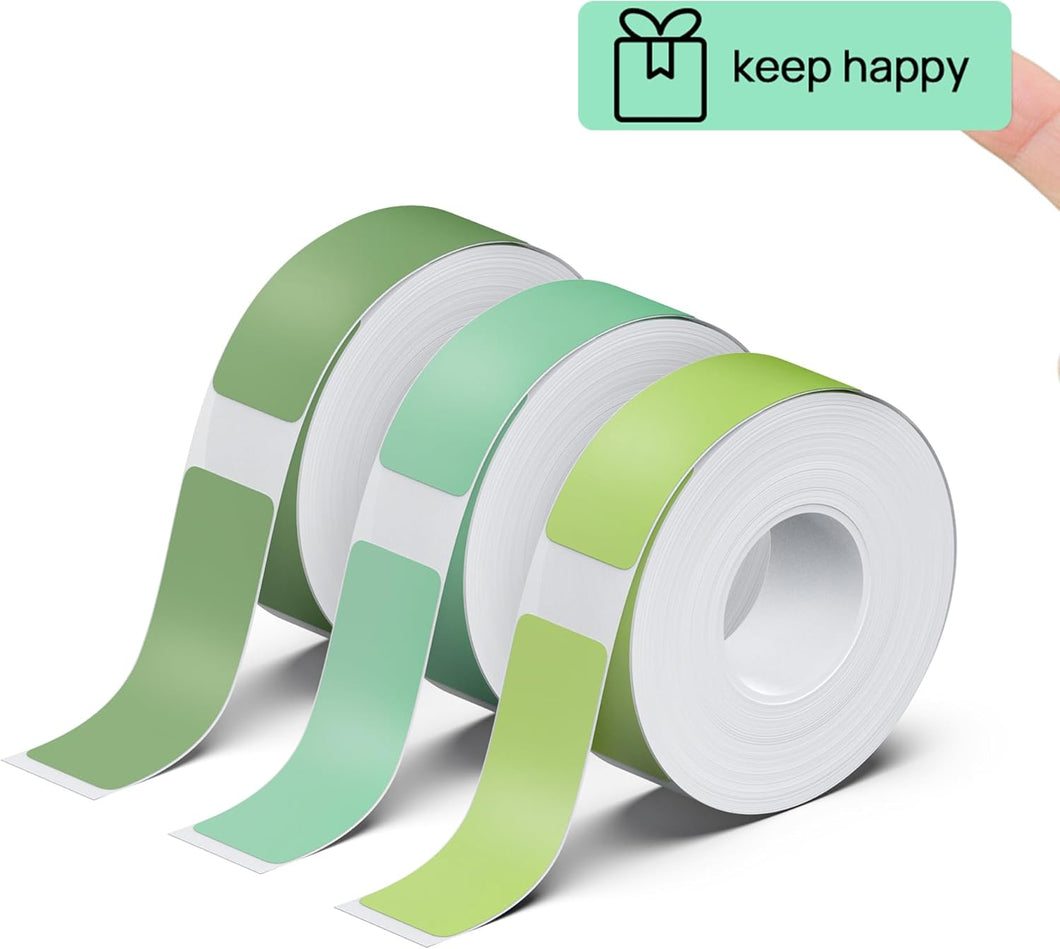 POLONO Genuine P31S Label Maker Tape, Labels Refill for Home/Office, 14x40mm(0.55