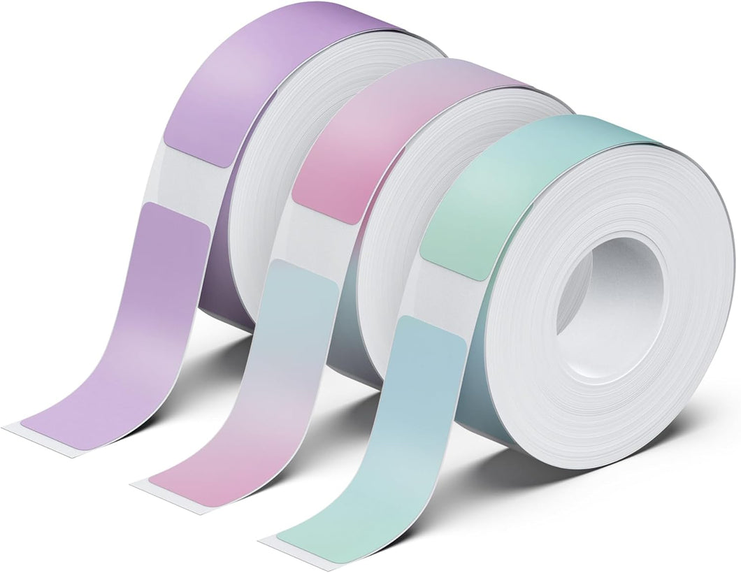 POLONO Genuine P31S Label Maker Tape, Self-Adhesive Label Tape, 14x40mm(0.55