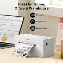 Load image into Gallery viewer, POLONO Bluetooth Thermal Shipping Label Printer, Wireless 4x6 Shipping Label Printer for Small Business, Support Android, iPhone, Windows, and Mac, Widely Used for Ebay, Amazon, Shopify, Etsy, USPS
