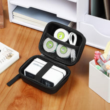 Load image into Gallery viewer, POLONO Genuine Label Printer Case for P31S &amp; L1-A Label Makers, Hard Carry Case for Portable Sticker Printer, Black
