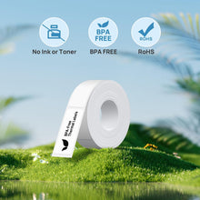 Load image into Gallery viewer, POLONO Genuine P31S Label Maker Tape, 14x75mm(0.55&quot;x2.95&quot;), Compatible with P31S Label Maker, 180 Labels, White
