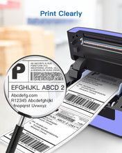 Load image into Gallery viewer, Thermal Labels, POLONO 4&quot; x 6&quot; Direct Thermal Shipping Labels (Pack of 500), Perforated Fanfold Labels Compatible with Label Printer, MUNBYN, Rollo, IDPRT SP420, SP410, POLONO PL60, Commercial Grade
