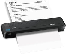 Load image into Gallery viewer, POLONO MT800 2.0 Wireless Bluetooth Thermal Printer

