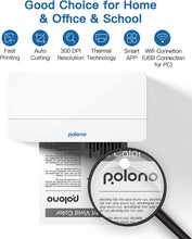 Load image into Gallery viewer, POLONO Thermal Printer, Wireless Printer Supports 8.5&quot; x 11&quot; US Letter Size Paper
