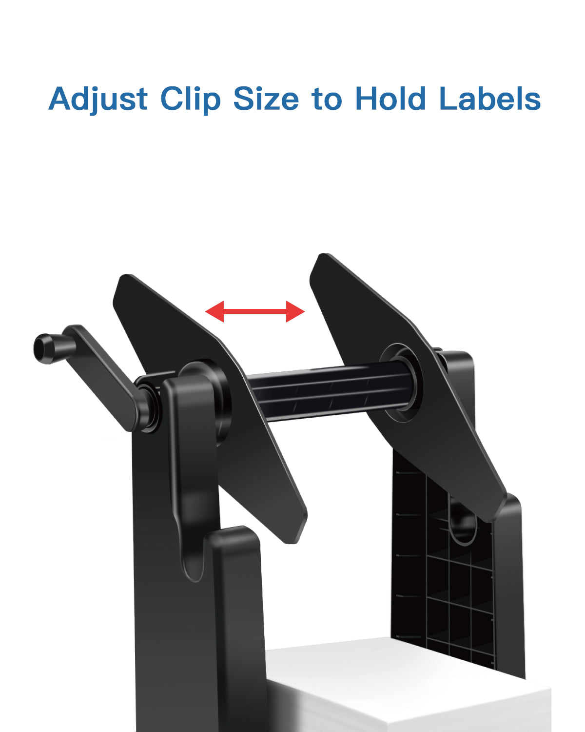 Knupp Co. Wall Mount Label Dispenser (12-1/2) - Sticker Roll Dispenser - Table Top - Label Holder - Stamp Roll Dispenser - Sticker Stand - Thermal Label