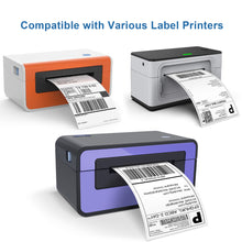 Load image into Gallery viewer, Polono 4&quot;x6&quot; Direct Thermal Shipping Labels, Perforated Postage Thermal Shipping Labels Compatible with MUNBYN, Rollo, IDPRT, Zebra, Fan-Fold Labels, Permanent Adhesive, Commercial Grade, 1000 Labels
