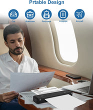 Load image into Gallery viewer, POLONO MT800 2.0 Wireless Bluetooth Thermal Printer
