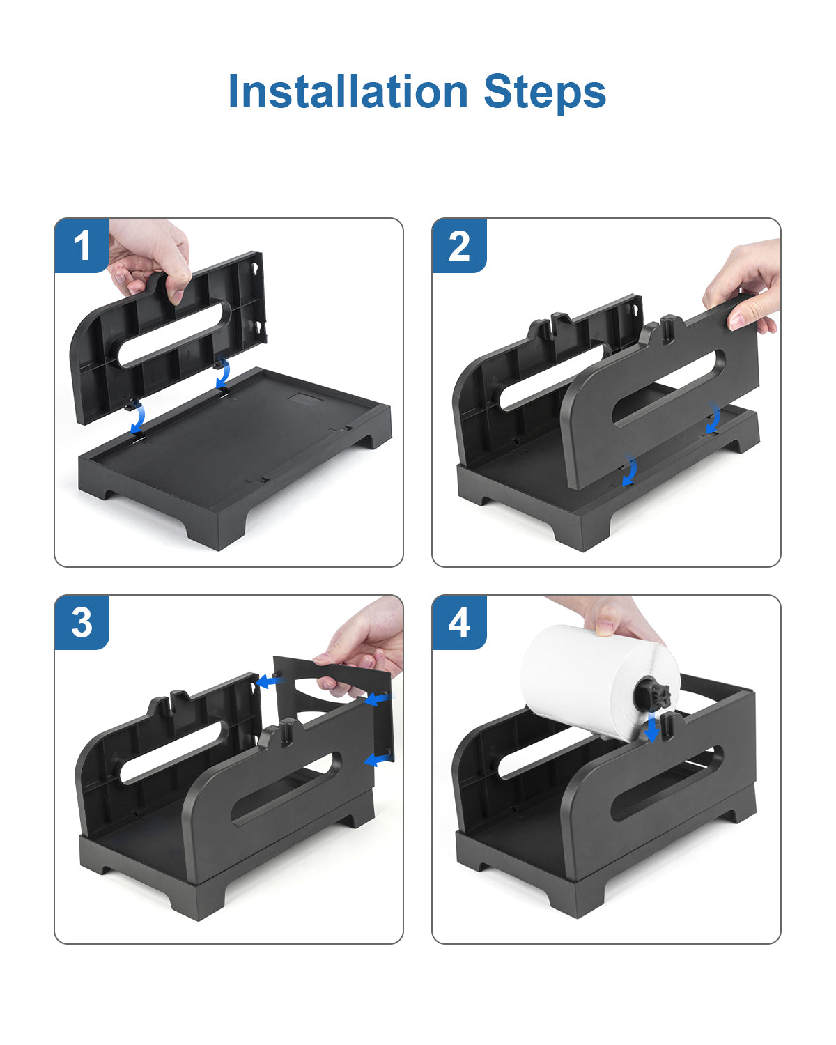 Rollo Label Holder for Rolls and Fan-Fold Labels